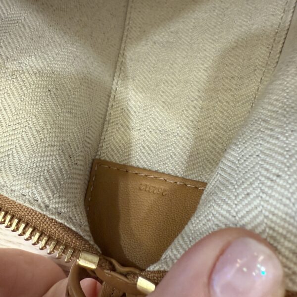 Loewe Mini Hammock Hobo bag in classic calfskin Warm Desert Gold Hardware