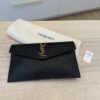 Saint Laurent Uptown Pouch in Leather Black GHW YSL