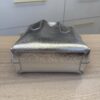 Sophia Webster Tamsin Mini Metallic Leather Tote Bag Silver