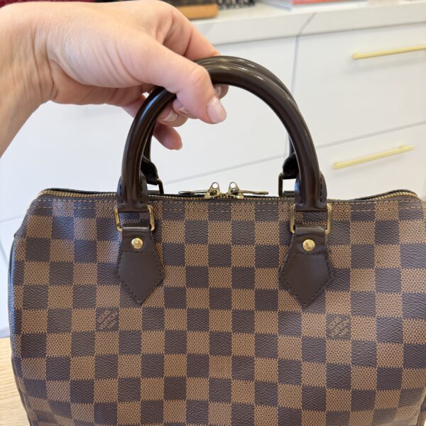 Louis Vuitton Damier Ebene Speedy 30 Bandouliere