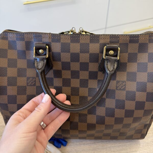 Louis Vuitton Damier Ebene Speedy 30 Bandouliere