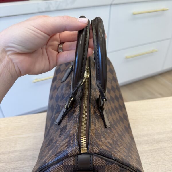 Louis Vuitton Damier Ebene Speedy 30 Bandouliere