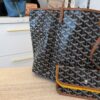 Goyard Goyardine Saint Louis PM Black and Tan Leather
