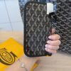 Goyard Goyardine Saint Louis PM Black and Black Leather