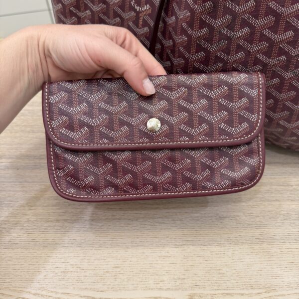 Goyard Goyardine Saint Louis PM Burgundy