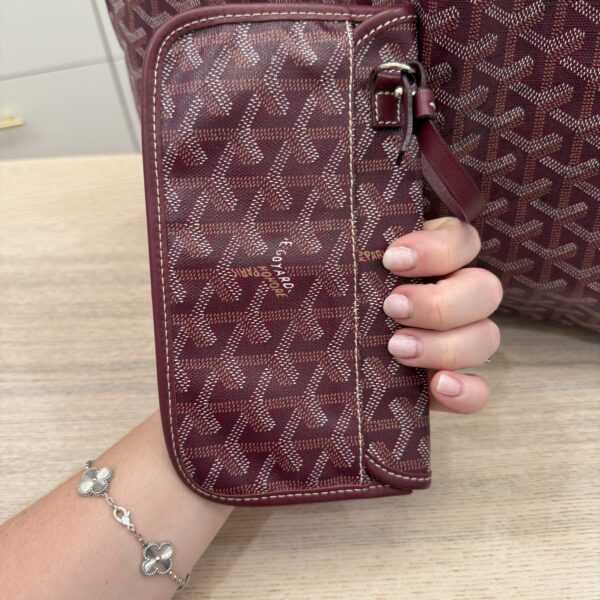 Goyard Goyardine Saint Louis PM Burgundy