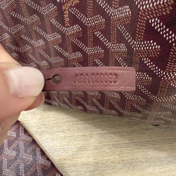 Goyard Goyardine Saint Louis PM Burgundy