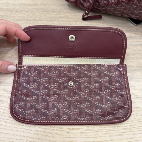 Goyard Goyardine Saint Louis PM Burgundy