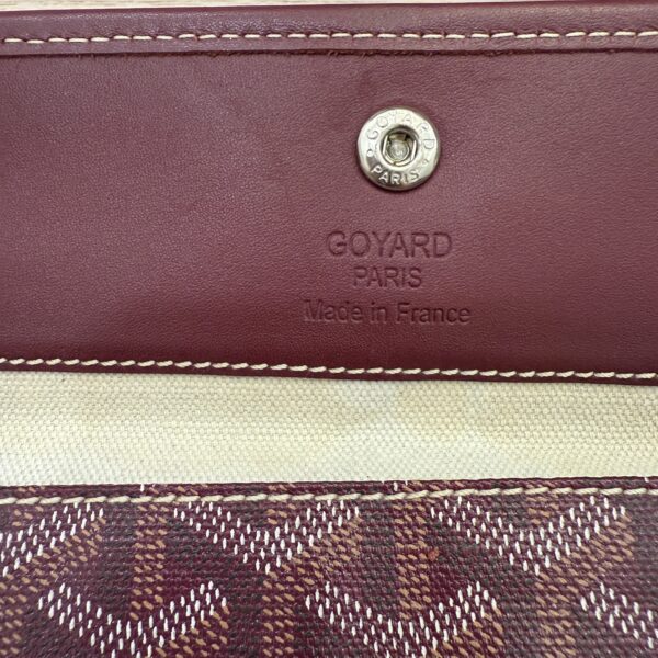 Goyard Goyardine Saint Louis PM Burgundy