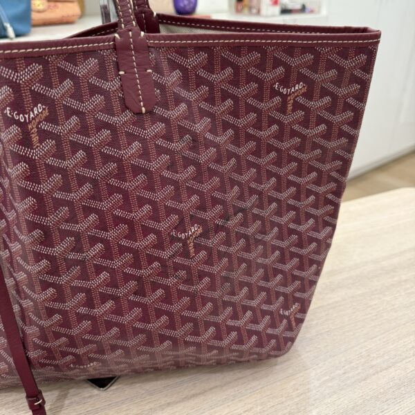 Goyard Goyardine Saint Louis PM Burgundy
