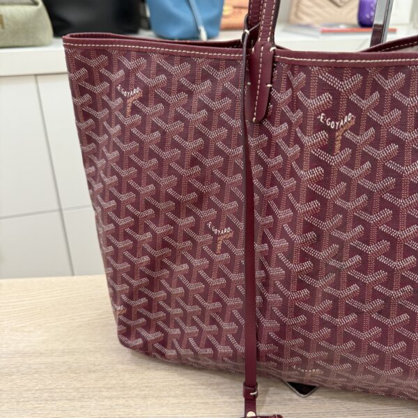 Goyard Goyardine Saint Louis PM Burgundy