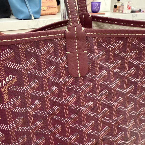 Goyard Goyardine Saint Louis PM Burgundy