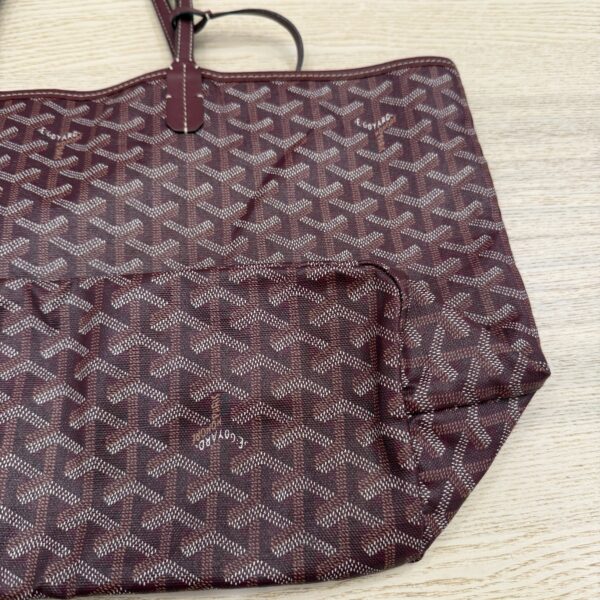 Goyard Goyardine Saint Louis PM Burgundy
