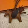 Hermes Milo Lambskin Grigri Rodeo Pegase Horse Bag Charm