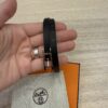 Hermes Behapi Double Tour Bracelet Black / Tan