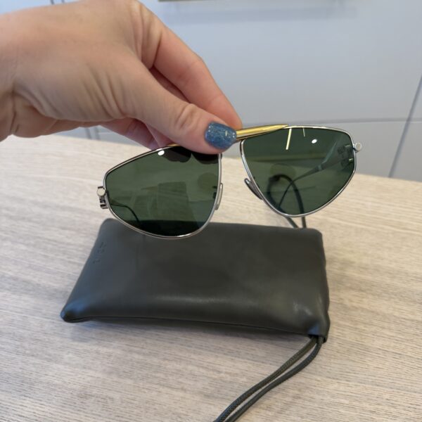 Loewe Pilot Silver and Gold Sunglasses