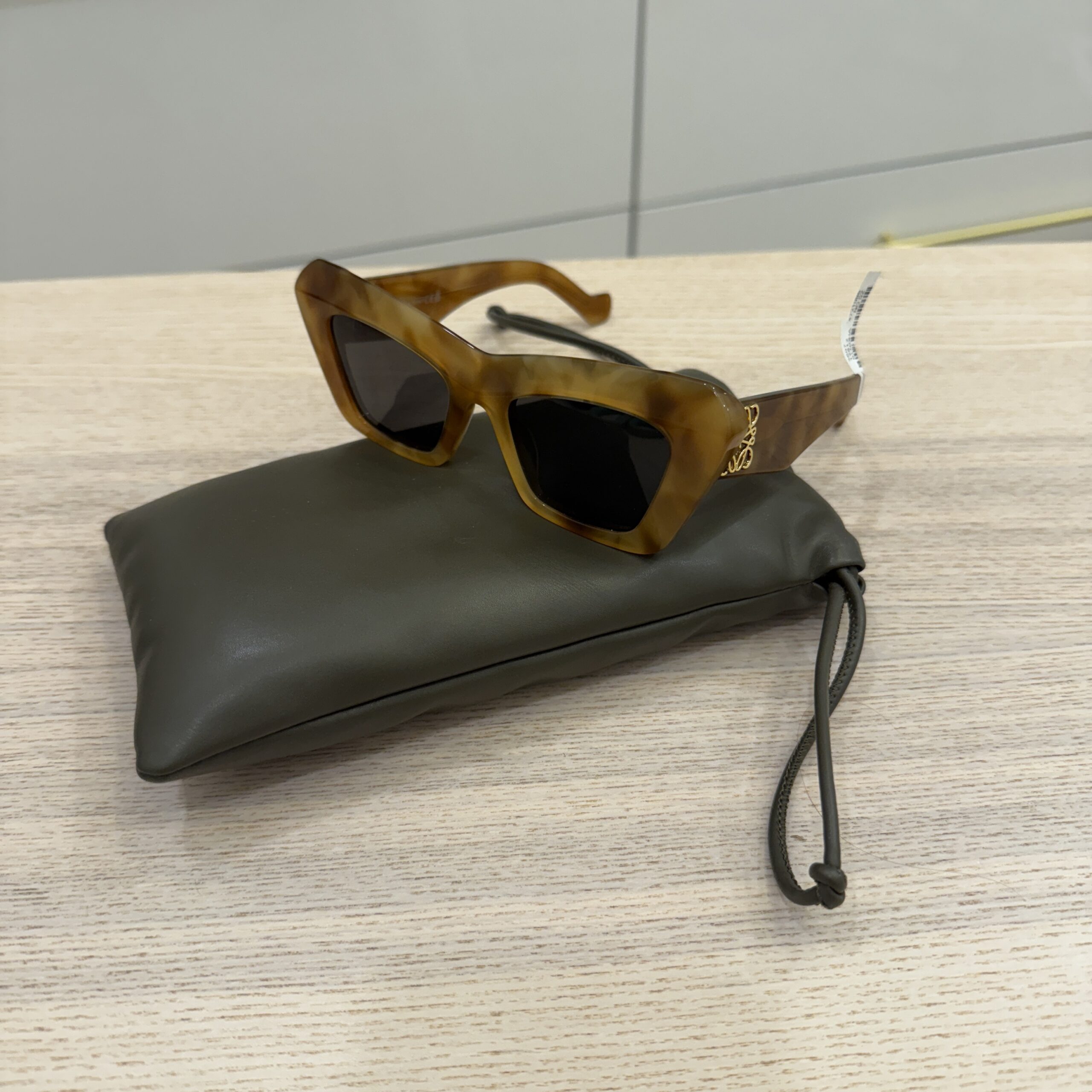 Loewe Beveled Cateye Anagram Sunglasses