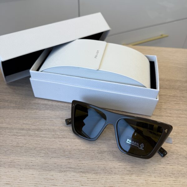 Prada Brown/Dark Green Sunglasses