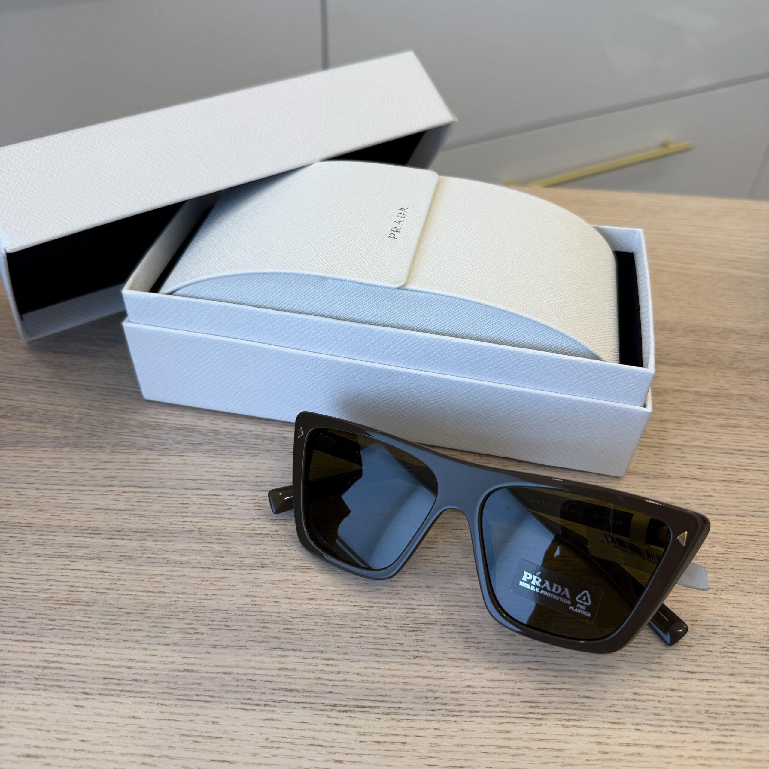Prada Brown/Dark Green Sunglasses