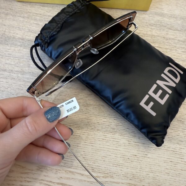 Fendi Shiny Palladium Sunglasses