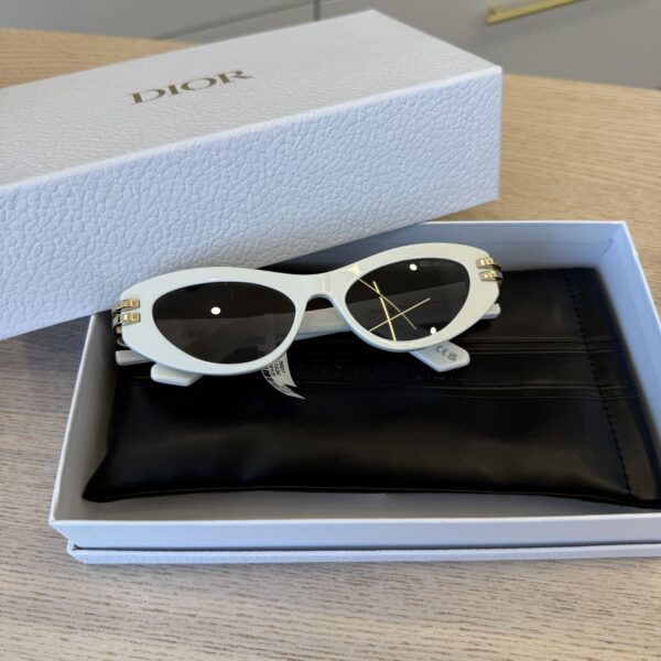 Christian Dior White Sunglasses