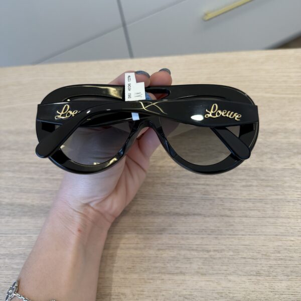 Loewe Curvy Pilot Sunglasses Black