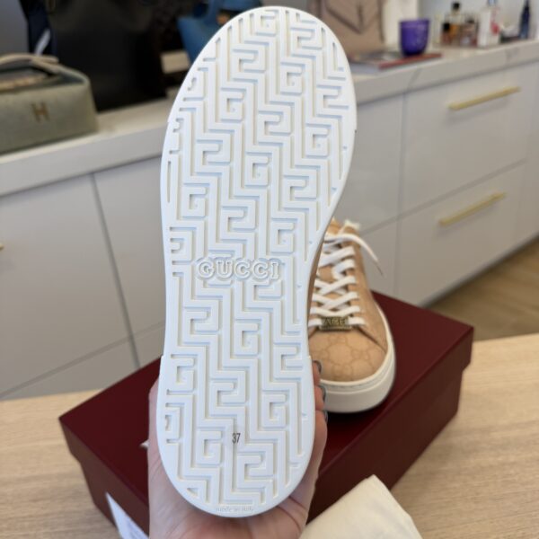 Gucci Ace Pink Leather Sneakers Size 37