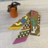 Hermes Multicolor Silk Twilly