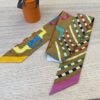 Hermes Multicolor Silk Twilly