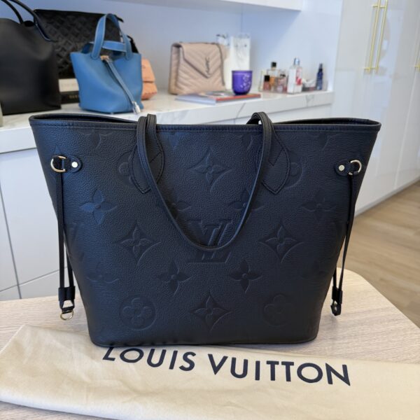 Louis Vuitton Empreinte Monogram Giant Neverfull MM Black