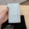 Chanel Caviar Quilted Medium Flap Wallet Light Blue
