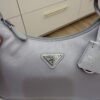 Prada Tessuto Nylon Mini Re-Edition 2000 Bag Light Grey/ Light Blue