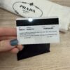 Prada Tessuto Nylon Mini Re-Edition 2000 Bag Light Grey/ Light Blue