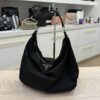 Prada Tessuto Nylon Sacca Shoulder Bag Black