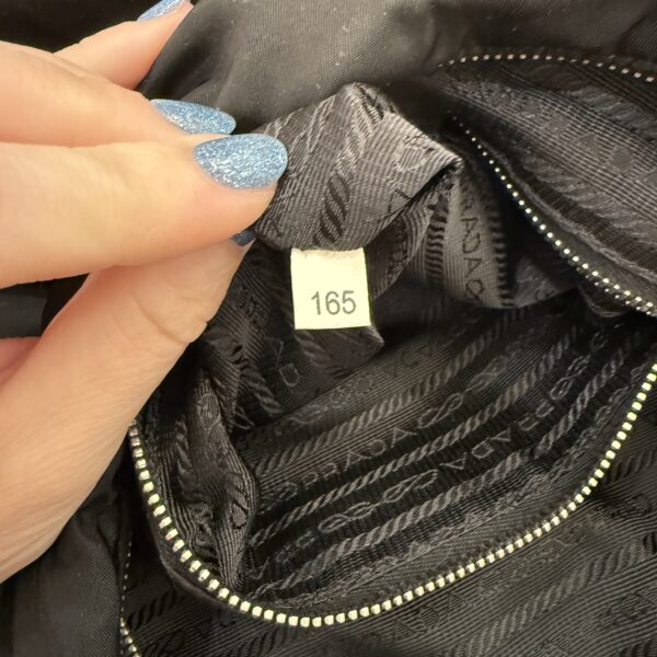 Prada Tessuto Nylon Sacca Shoulder Bag Black