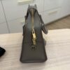 Saint Laurent YSL Calfskin Small Monogram Cabas Fog