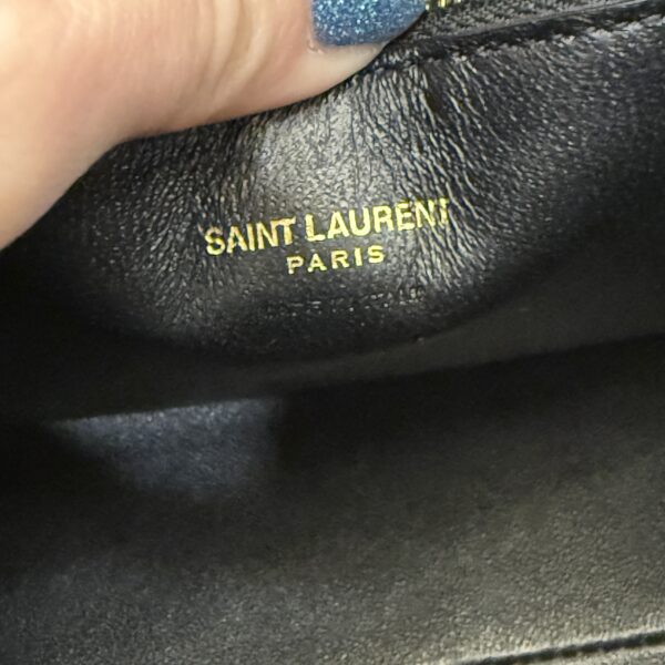 Saint Laurent YSL Calfskin Small Monogram Cabas Fog