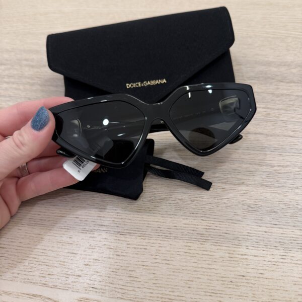 Dolce & Gabbana Black Precious Metals Sunglasses