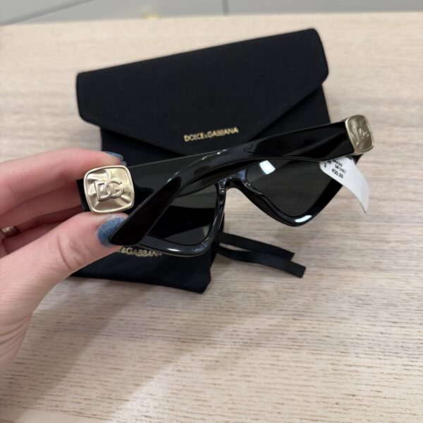 Dolce & Gabbana Black Precious Metals Sunglasses