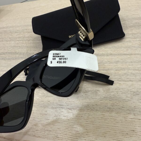 Dolce & Gabbana Black Precious Metals Sunglasses