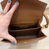 Saint Laurent YSL Cassandra Mini Top Handle Bag in Raffia and Leather