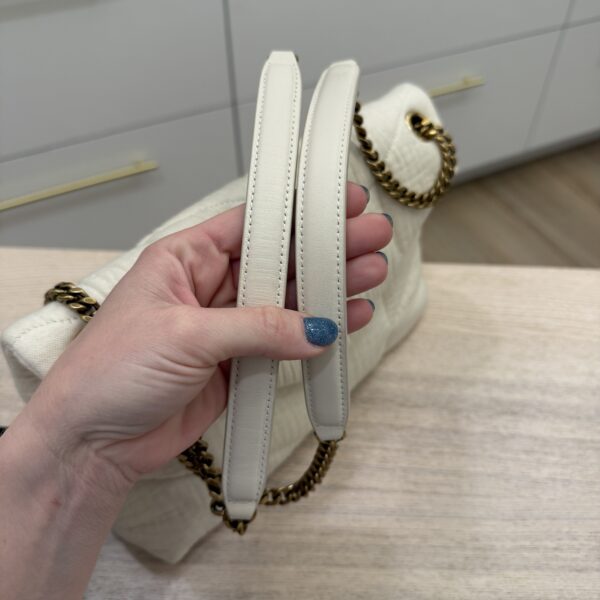 Saint Laurent YSL Small Loulou Puffer Cotton Twill Shoulder Bag