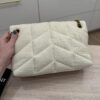 Saint Laurent YSL Small Loulou Puffer Cotton Twill Shoulder Bag