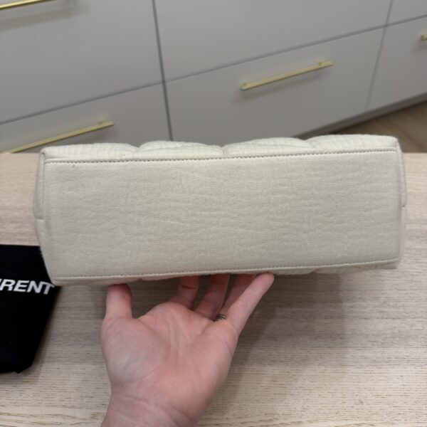 Saint Laurent YSL Small Loulou Puffer Cotton Twill Shoulder Bag