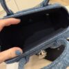 Givenchy Antigona Lock Mini Top-Handle Bag in Faded Denim