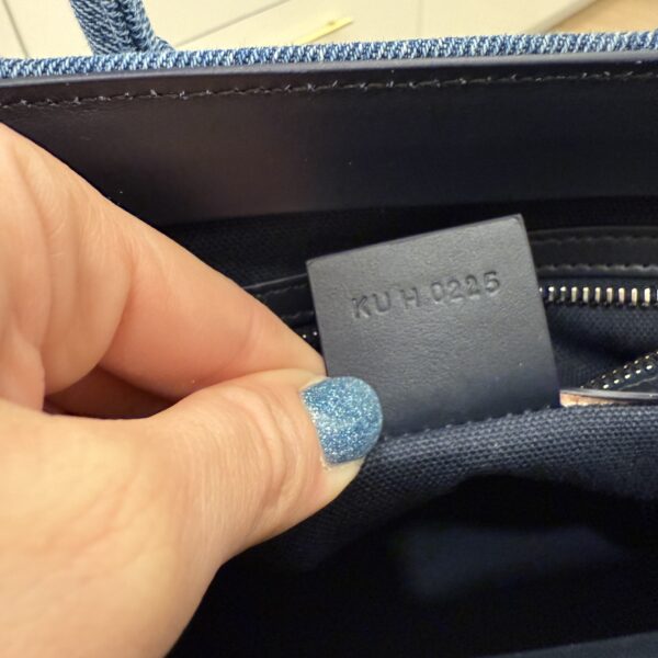 Givenchy Antigona Lock Mini Top-Handle Bag in Faded Denim
