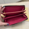 Louis Vuitton Monogram Multicolor Zippy Wallet Noir with Pink Interior