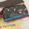 Louis Vuitton Monogram 2015 Christmas Animation Zippy Wallet Hibiscus