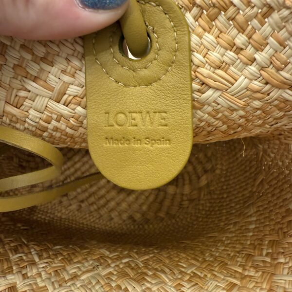 Loewe Small Anagram Basket bag in Palm and Calfskin