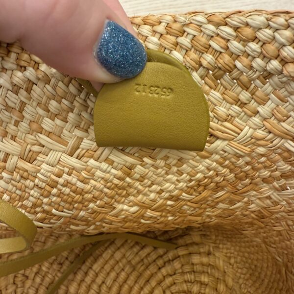 Loewe Small Anagram Basket bag in Palm and Calfskin